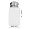 gernie 200ml Push Down Alcohol Dispenser, Pump Bottle, Methanol Container,