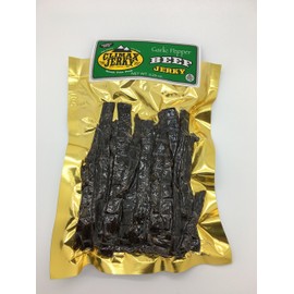 BEST Natural Style Thin Cut 3.25 OZ. Smoked Garlic Pepper Beef Jerky - No Preservatives High Protein Low Carbs - Kids Favorite by Climax Jerky - Buy Multiple Packs & Save! (Garlic Pepper, 5 Pack)
