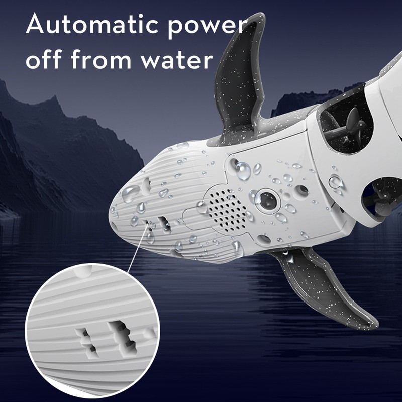 2.4G Remote Control Whale Mini Electric Simulation Diving Toy Outdoor