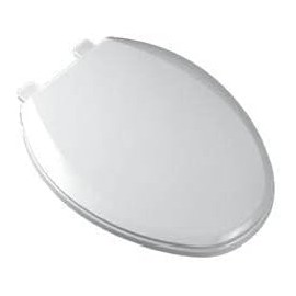 ProFlo PFTSEC2000BS PFTSEC2000 Elongated Closed-Front Slow Close Toilet Seat and Lid