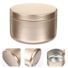 FRCOLOR Contenedores De Metal Para Velas 2.04X2.04X1.37In Latas Reutilizables Para
