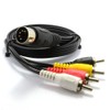 kenable 5 Pin Male Din Plug to 4 x RCA