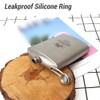 Ti Flask 250ml Portable Whisky Flask for Men Outdoor Camping