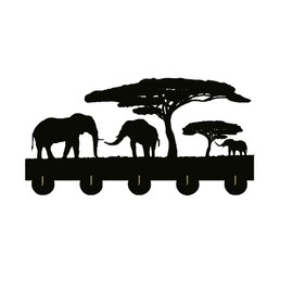 Wall hooks coat hooks towel hooks wall hooks towel rails kitchen toilet and bathroom multi-purpose hooks Elephant Animal Key Hooks Wall Hanger Key Rack Holder Wall Hook with 5 Standard Hooks