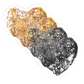 TOVINANNA 4pcs Heart-shaped Reusable Cooling Eye Pads for Eye Care for Dark Circles and Puffiness Versatile Cold Pack for Relaxation and Beauty Needs