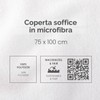 Herding babybest Coperta in microfibra, Sleeping little bear, 75 x
