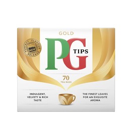 PG Tips Gold 70s (Non-Pyramid) Teabags (Pack of 6, Total 420 Teabags)
