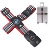 Travelkin Luggage Straps TSA Approved - Adjustable Cross Suitcase Straps