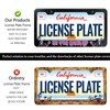 Scream Ghost Skull Face License Plate Frames - 2 Pack