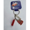 London Metal Charm Keychain - 3D Red Telephone Box Phone