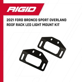 Rigid Industries – Overland Roof Rack LED Light Mount Kit - Fits The 2021 Ford Bronco Sport CX430