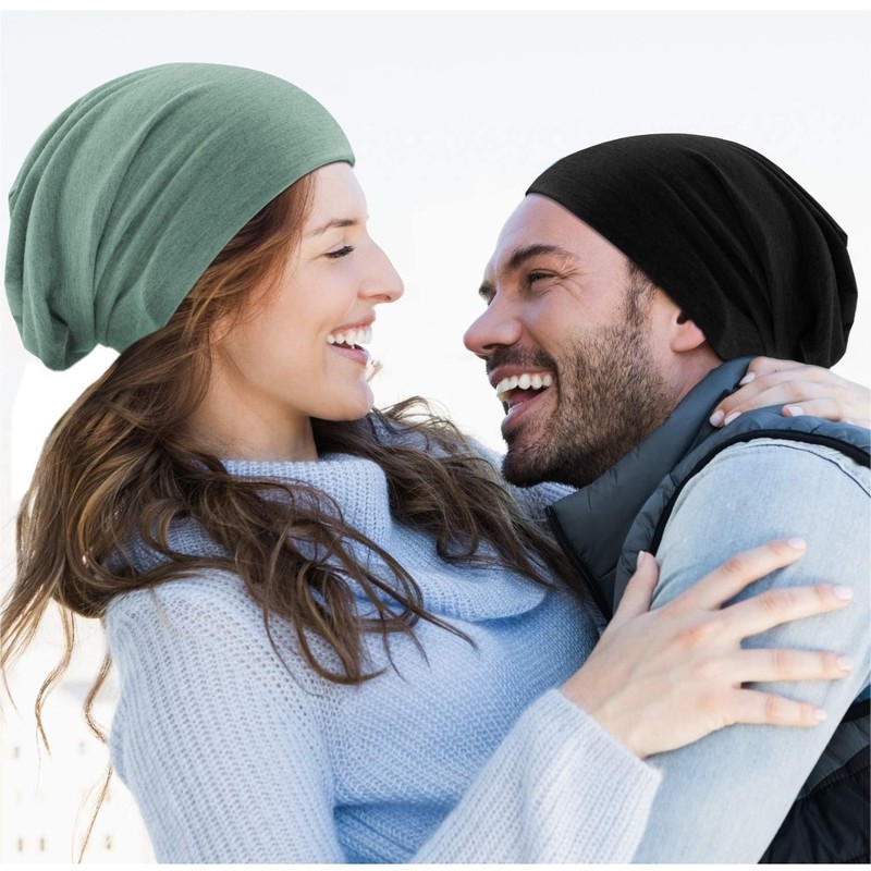 Hatstar® Classic women's beanie hat, men's jersey long beanie, unisex,