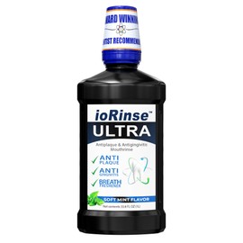 ioRinse Ultra is The Most Dentist-Recommended Periodontal Rinse of its Kind for Adults and Kids Oral Care and Hygiene. It’s an Alcohol Free, Bad Breath Treatment and Gum Mouthwash with Xylitol. 1L