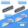 URASISTO 174-Piece Premium Tool Kit, Household Repairing Tool Set with