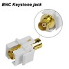 XMSJSIY Keystone BNC Jack Female to Female Coupler Adapter BNC