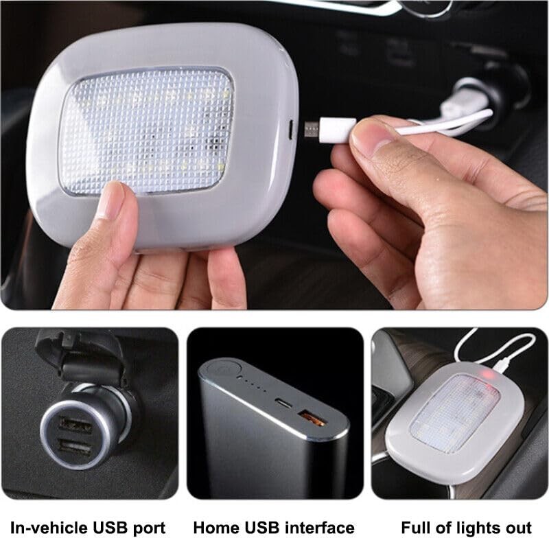 KAGOR Car Ceiling Lights Car Reading Lamp 8 Colors Interior