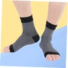 TOVINANNA 2pairs Elastic Compression Foot Sleeve Socks for Ankle Support