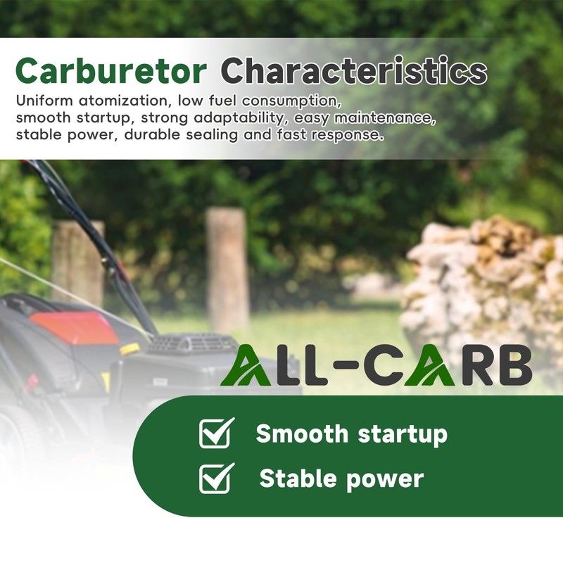 ALL-CARB Carburetor Replacement for Briggs Stratton 799866 Gold 6.25 6.75HP