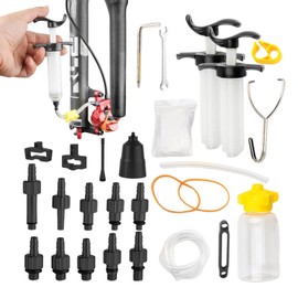 Hydraulic Bikes Brake Kit,Hydraulic Disc Brakes - Aluminum Body Tool Portable Leak-Proof Bleeding Set for Rim Bikes Mountain Park Steering Bicycles