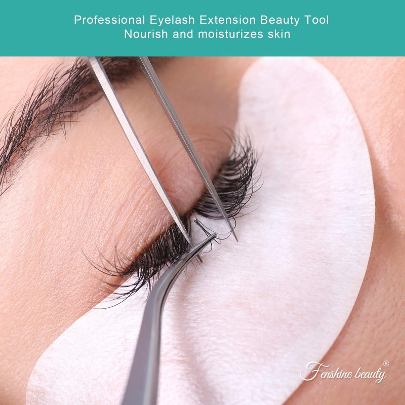 Fenshine 50 Pairs of Eyelash Extension Eye Pads Lint-Free Hydrogel