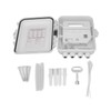 Fiber Distribution Box Waterproof 12 Core Wall Mounted Optical Fiber