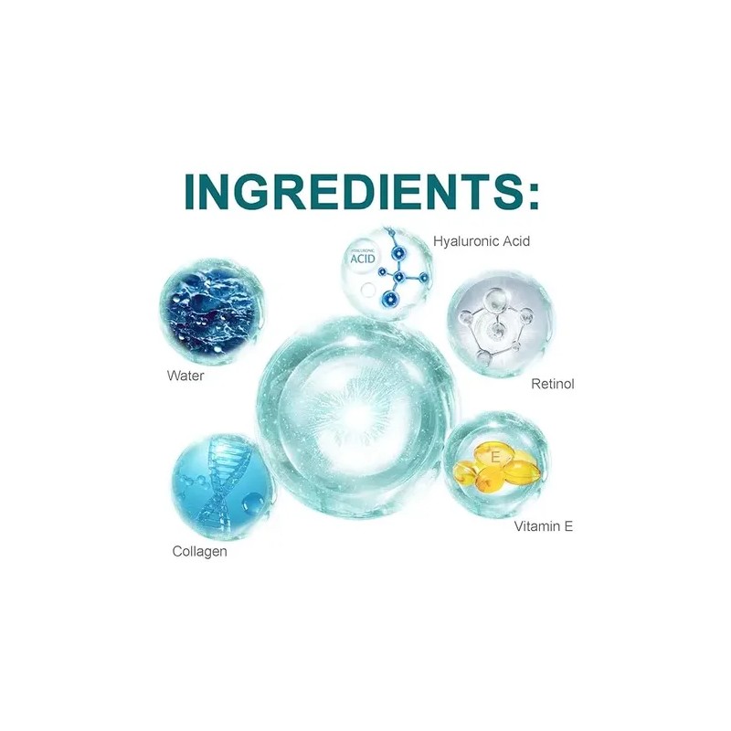Crema Antiarrugas Con Colágeno Retinol Acido Hialurónico 5%