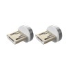 NetDot 12th Generation Micro Usb Connectors Without Cords(Micro Usb/2 pack