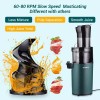 Sovider Slow Juicer Machine Masticating Cold Press Juicers Squeezer Vegetable