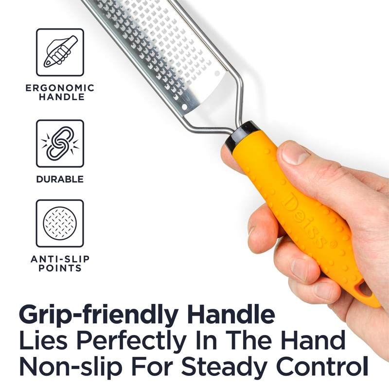 Deiss PRO Citrus Lemon Zester & Cheese Grater — Parmesan