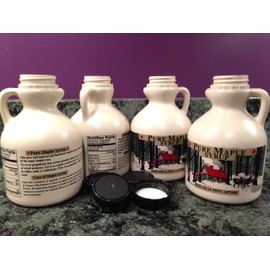 Maple Syrup Jugs - Pint (16 FL OZ Each) - Case of 4 Empty Containers