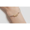Takumi Star Charm Breath II Gold Wrist Circumference Approx. 5.5