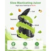 Cold Press Juicer, ECOSELF Juicer Machines with 4.35" Large Feed