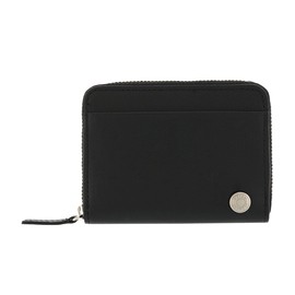 Takeo Kikuchi Amigo Men's Wallet, Coin Purse, Round Zipper, Limited Edition Model, 31, Black/Red