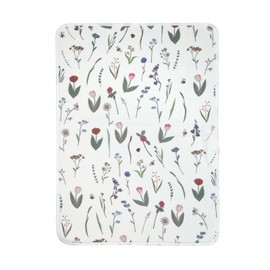 haakaa Waterproof Changing Pad Liners, Portable Baby Changing Pad Cover, Diaper Changing Mat Reusable, 100% Cotton, Ultra Soft Breathable, Honey Blossom (1 PC, 19.5" x 27.5")