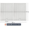 Hongso 17 3/8" Solid SUS304 Cooking Grates for Charbroil 463446015