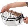 Deep Fryer Pot 304 Stainless Steel, 2.2L Frying Chicken Pot