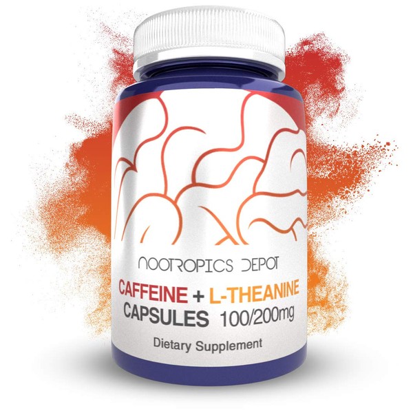 Nootropics Depot Nootropics Depot Caffeine L-Theanine Capsules | 180 Pills