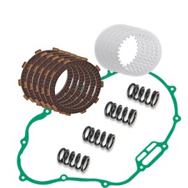Clutch Friction Plates Kit Heavy Duty Springs & Cover Gasket For Honda Sportrax 300 TRX300EX TRX300 300EX 2x4 1993-2008 22321-KF0-770 22201-MV4-000