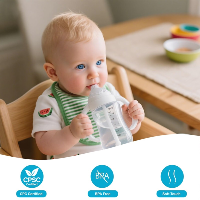 8pcs Replacement Silicone Spout Nipple for NUK Activity and Learner