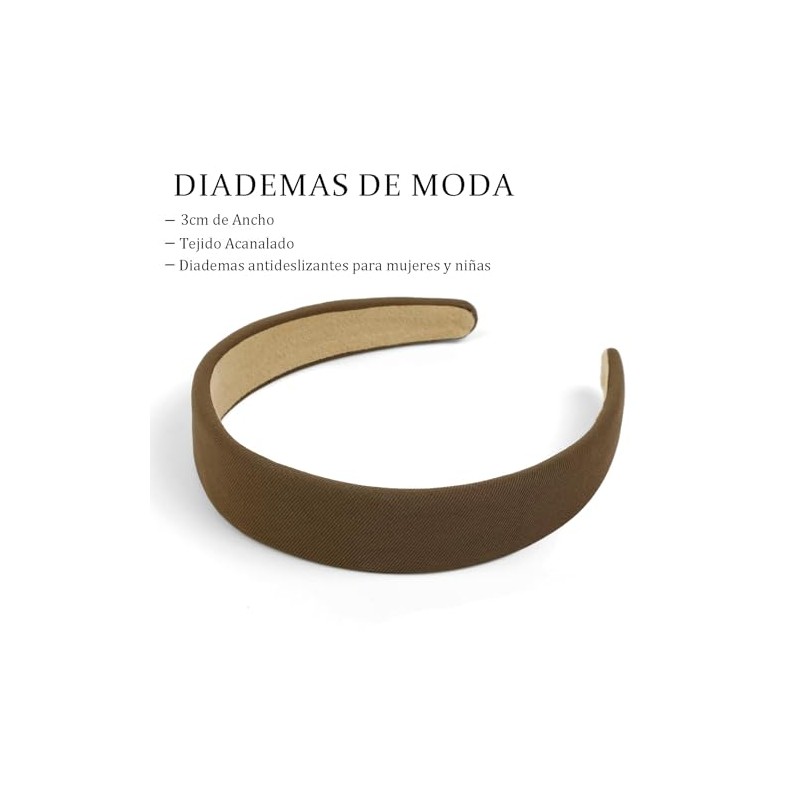 GeorgeX Diademas para Mujeres, 4 PCS Diademas Antideslizantes de Moda