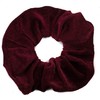 Mytoptrendz® Large Velvet Ponytail Hair Elastic Scrunchie Girls Women (Burgundy)