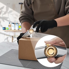 PANORIC Retractable Utility Roofing Knife with Holster - Includes Multiple Blades for Roofing, Drywall, Carpet, and Insulation - Heavy Duty, Safe and Easy to Use - Ideal Roofing Tools and Accessories