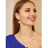 Pearl Necklace and Earring Set Faux Pearl Stud Earrings Pearl