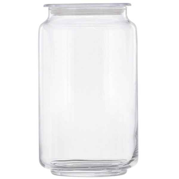 Bestco ND-5763 Luminarc Glass Jar Storage Container, Pure Jar, Rondo 1.0L