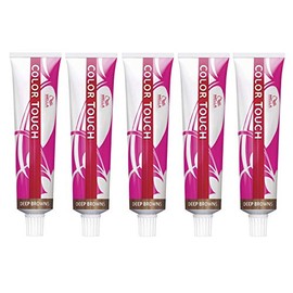 Wella Professionals Color Touch 4/0 Medium Brown 60 ml Pack of 5