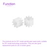 DMiotech 10pcs 10 Teeth Plastic Gear Model 102A Reducer Plastic