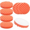 Fasmov 8 Pack 6" Buffing Polishing Pads Waffle Buffing Pads,