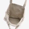 Afternoon Tea Living JG46 Houndstooth Tote Bag, beige
