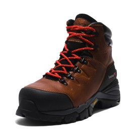 Timberland PRO Men's Heritage Hyperion 6 Inch Composite Safety Toe Waterproof Industrial Hiker Work Boot, Brown-2024 NEW, 11.5 M US