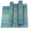 Placemats Set of 4 for Dining Table, Washable Woven Vinyl